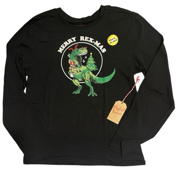 Dinosaur Merry Rex-MAS t-shirt - Picture 1 of 5